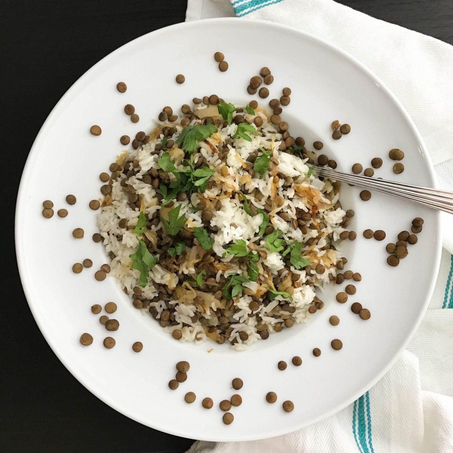 Mujaddara No Recipe Lentils Rice Spiced Yogurt Delight