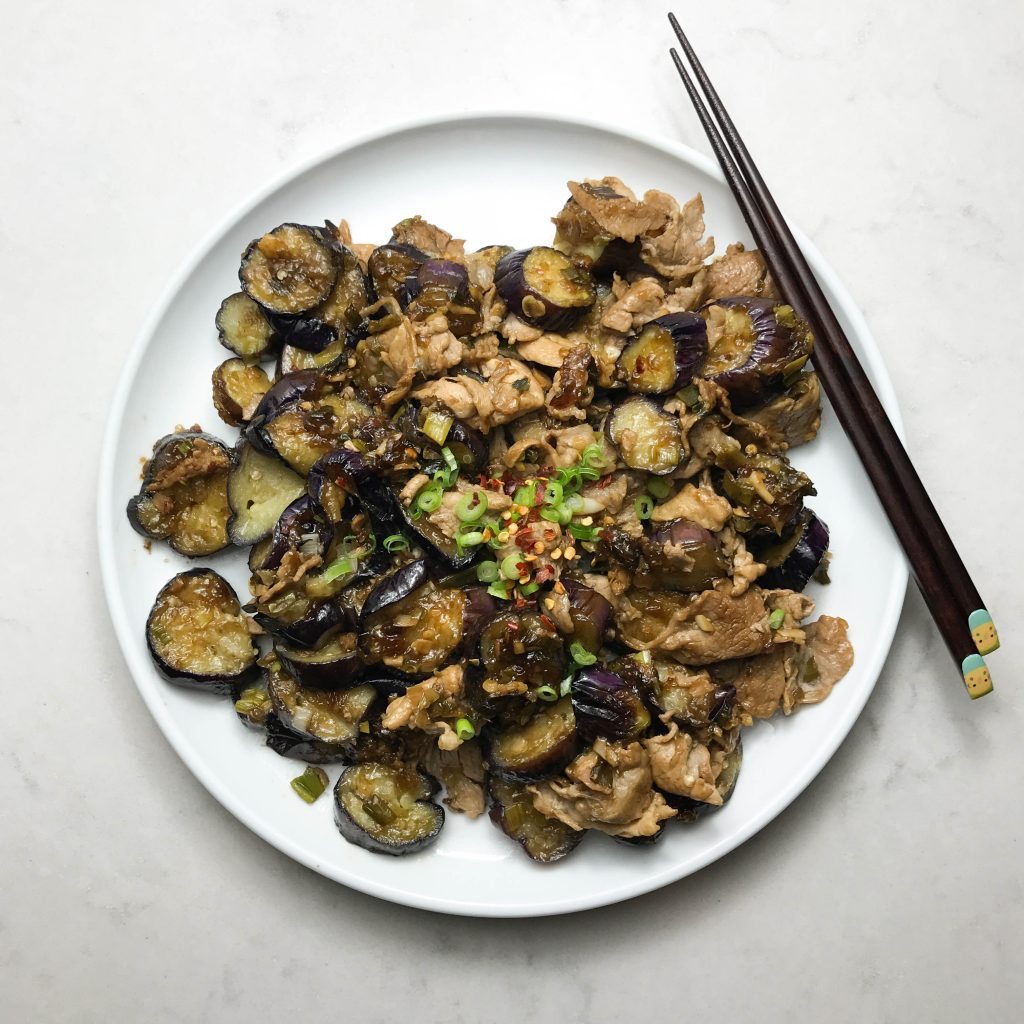 Delicious Japanese Eggplant & Pork Stir Fry No. 1 Recipe