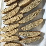 freshly cook wallnut biscotti