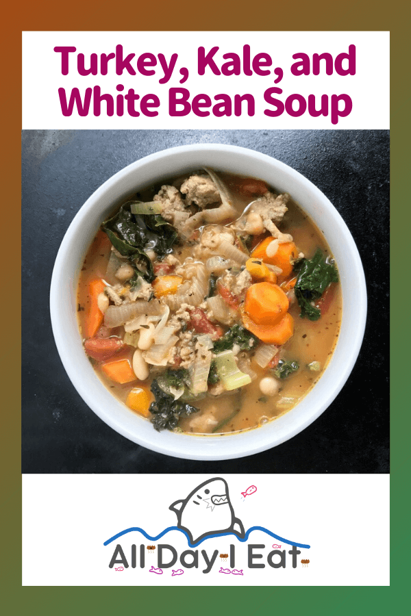 White Bean Soup with Turkey, Kale, and Herbes de Provence