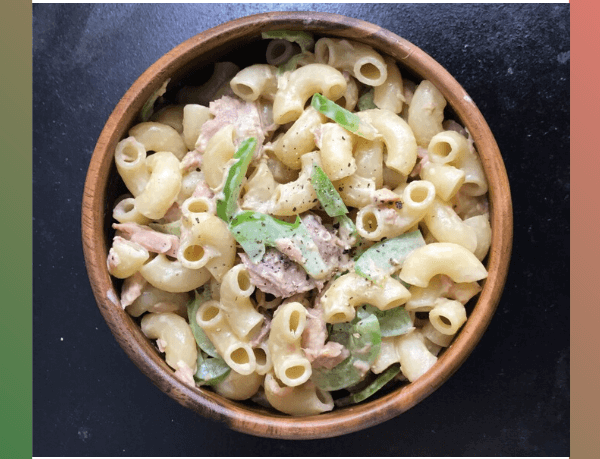 Japanese Style Macaroni Salad with Tuna (1)