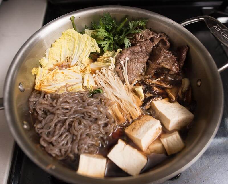 Japanese Beef Hot Pot (Sukiyaki) Recipe