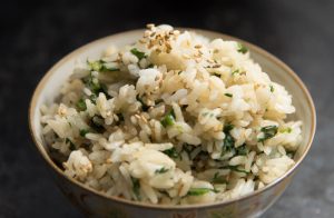 Japanese Mixed Rice with Shungiku mazegohan-5