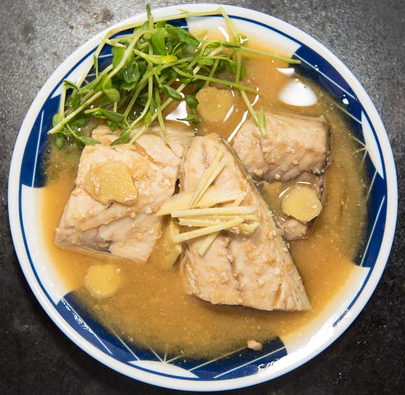 Japanese Style Mackerel with Miso and Ginger (misoni)-3