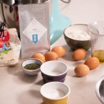 mise en place for japanese cake