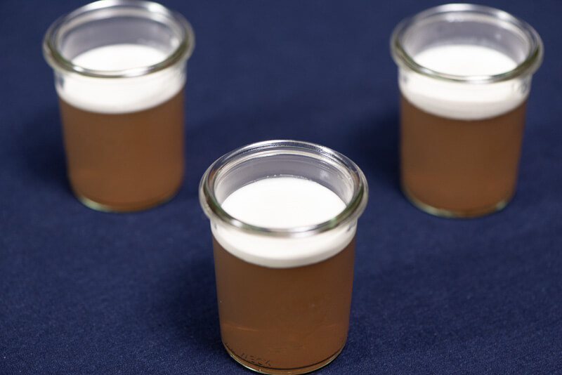 Hojicha Tea Jelly servings