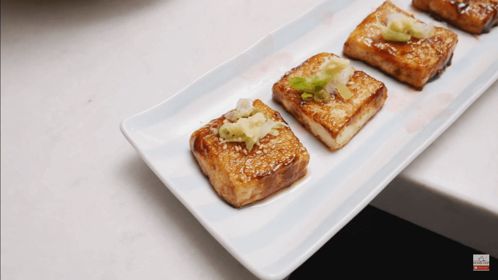 tofu steaks with kabayaki sauce