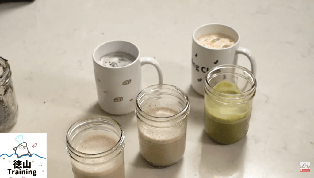 5 flavors of Soymilk Latte