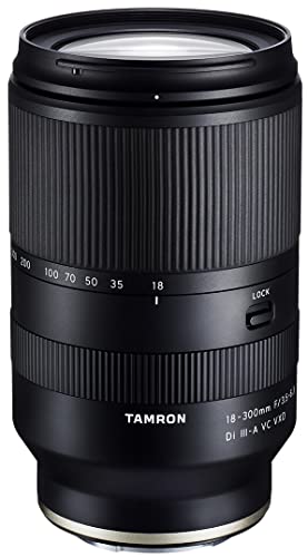 Tamron 18-300mm F/3.5-6.3 Di III-A VC VXD Lens for Sony E APS-C Mirrorless Cameras 