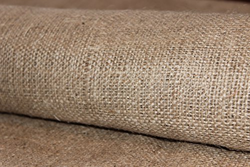 Burlapper Burlap Garden Fabric (40 Inch x 15 Feet, Natural) 