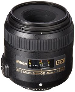 Nikon AF-S DX Micro-NIKKOR 40mm f/2.8G Close-up Lens for Nikon DSLR Cameras 