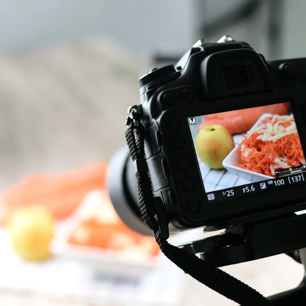 Food Photography with camera