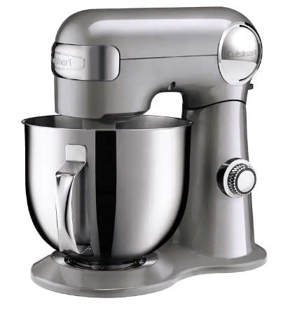 Cuisinart Precision Master Pro 6.5-QT Stand Mixer.600-watt 12 Speed Motor.59-point Planetary Mixing Action.Silver. (CSM-130BCPC)