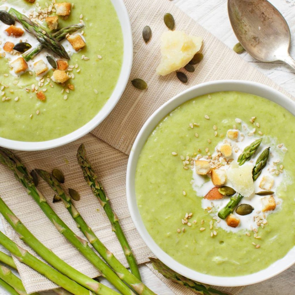 Fresh Asparagus Blender Soup • The View from Great Island