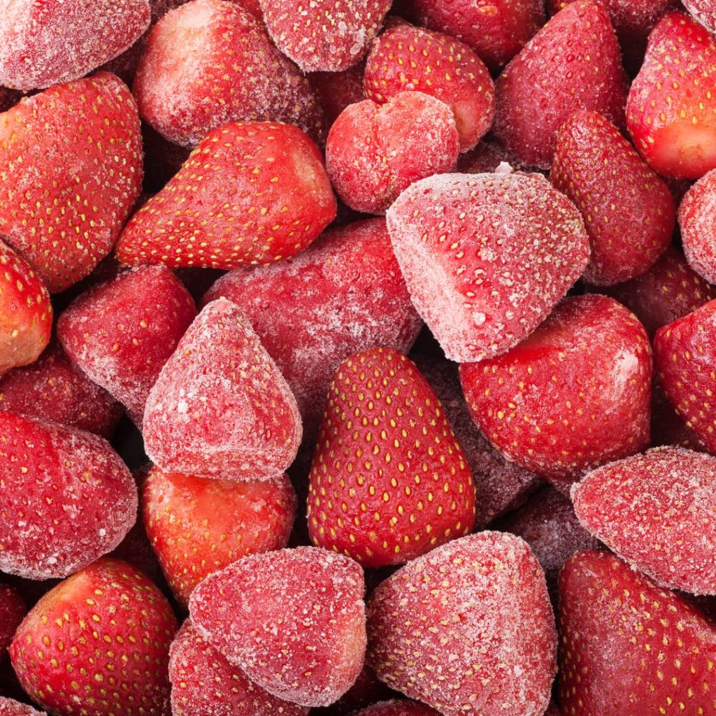 frozen strawberries