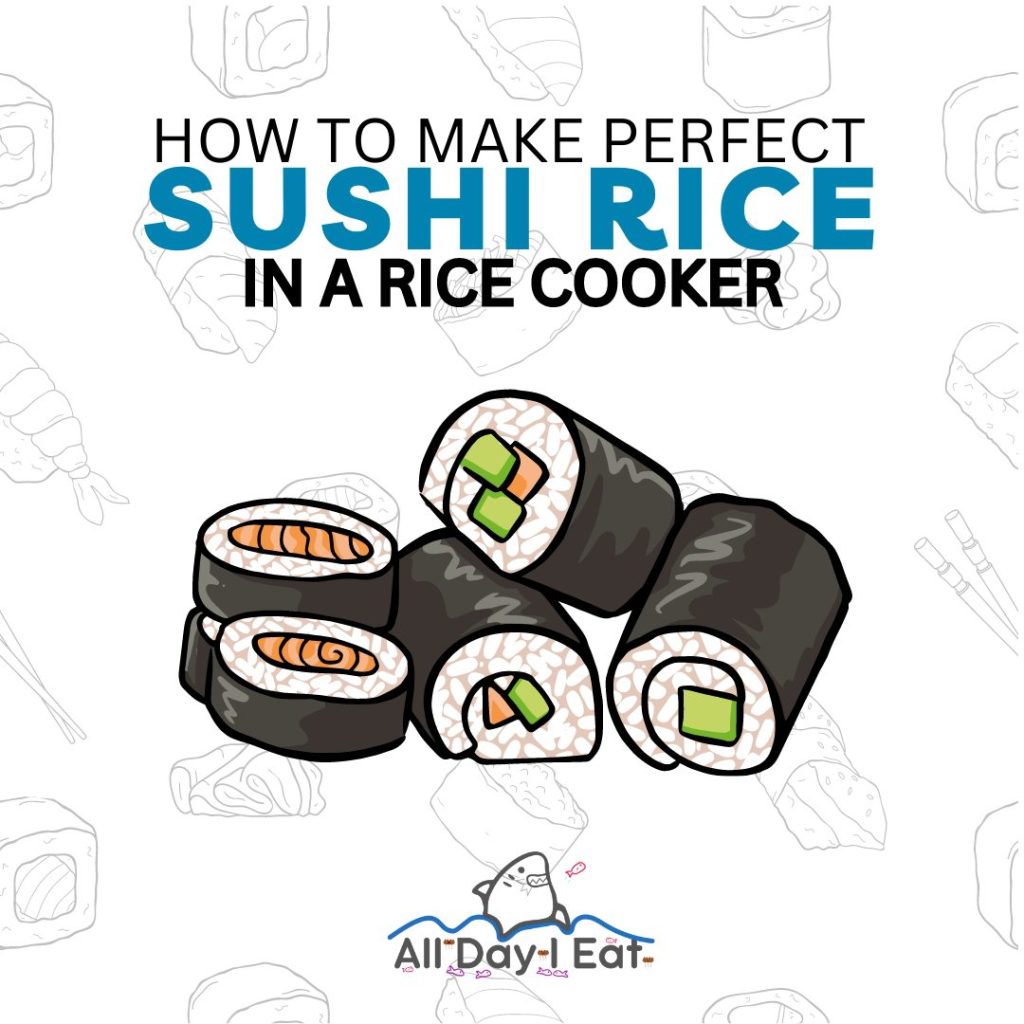 Guide for achieving perfect sushi rice using a rice cooker.