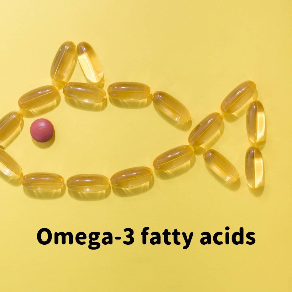 Omega-3 fatty acids in sushi.