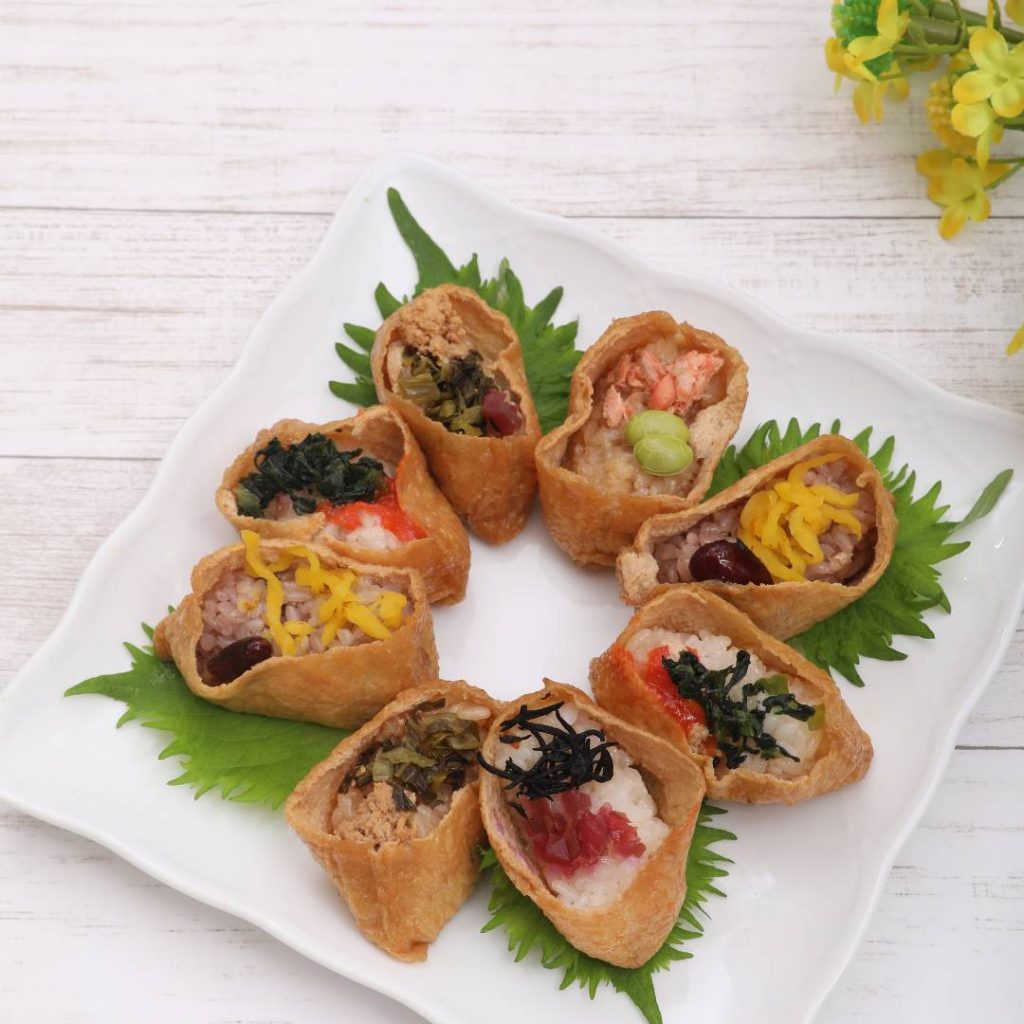 Japanese inari sushi