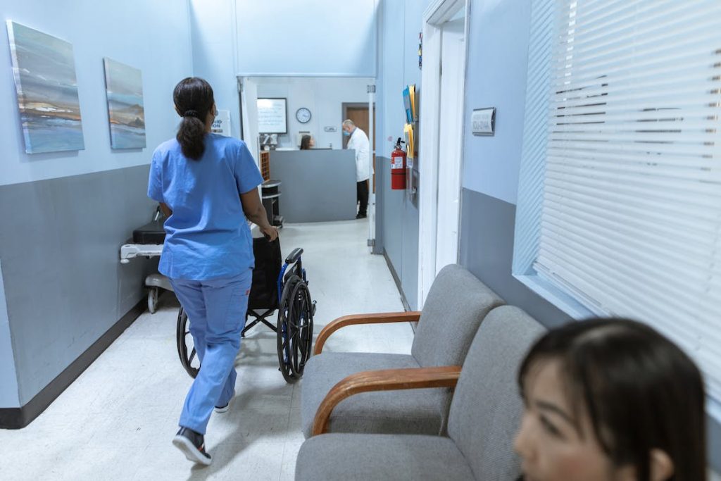 Does Japan Have Free Healthcare featuring a hospital hallway