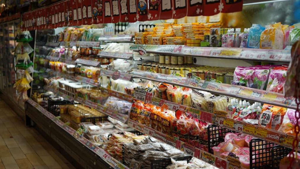 Is Japan Expensive to Live featuring a Frozen Section in a Grocery in Japan