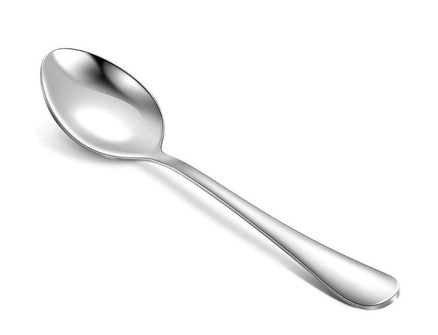 a silver spoon