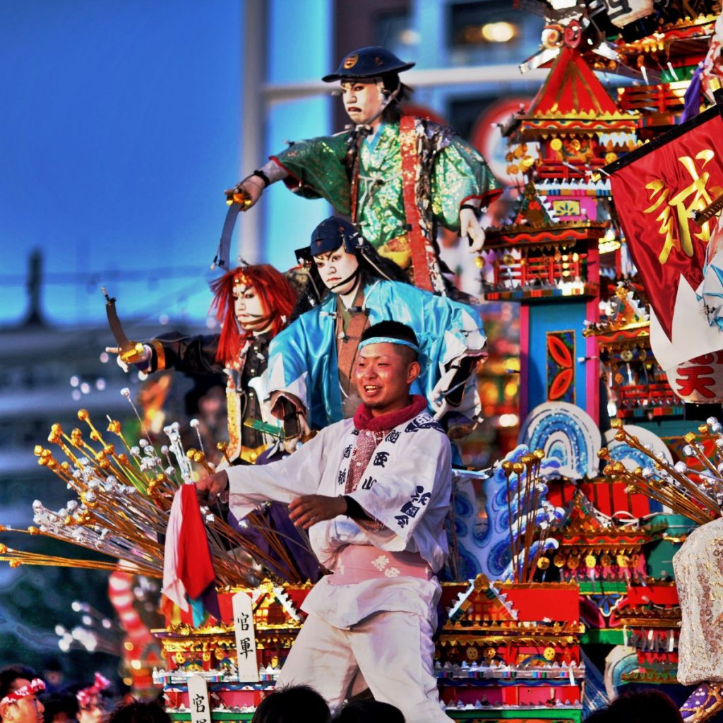 japanese performers in japanese festival