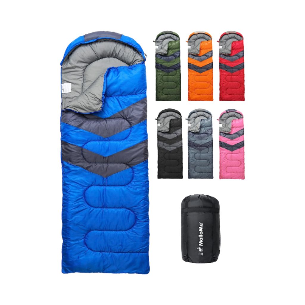 colored sleeping bags