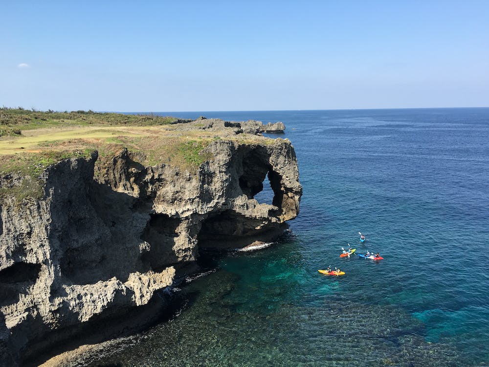 coastal view of Okinawa Japan