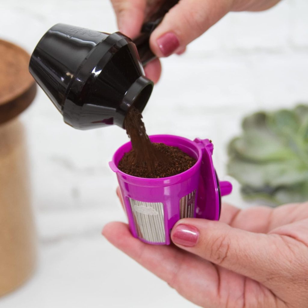 Perfect Pod EZ-Scoop Coffee Scooper & Funnel for Reusable K Cup Refillable Coffee Pods