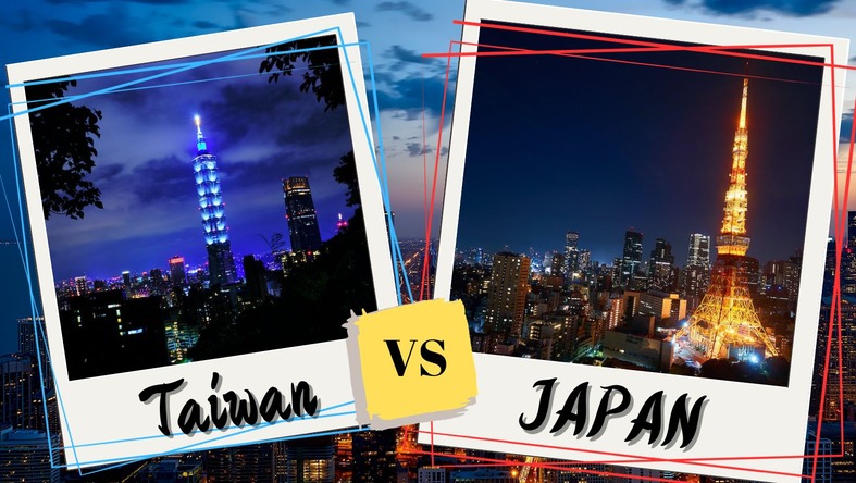 Taiwan vs Japan travel