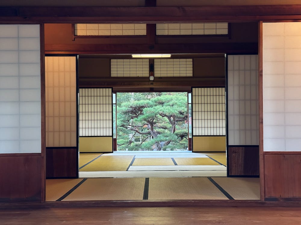 Traditional Japanese house interior