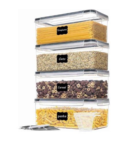 Vtopmart Airtight Food Storage Containers with Lids 4PCS Set 3.2L