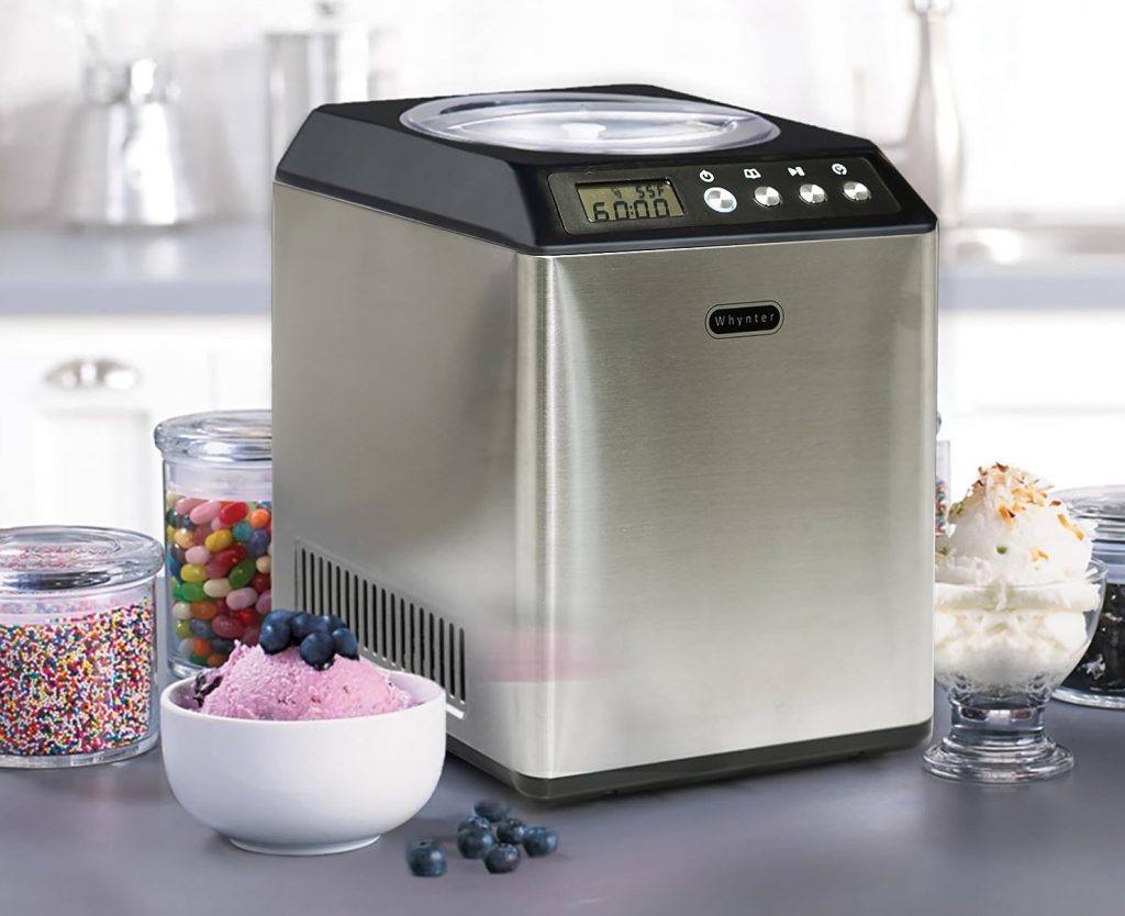 Whynter ICM-201SB Upright Automatic Ice Cream Maker with Built-in Compressor