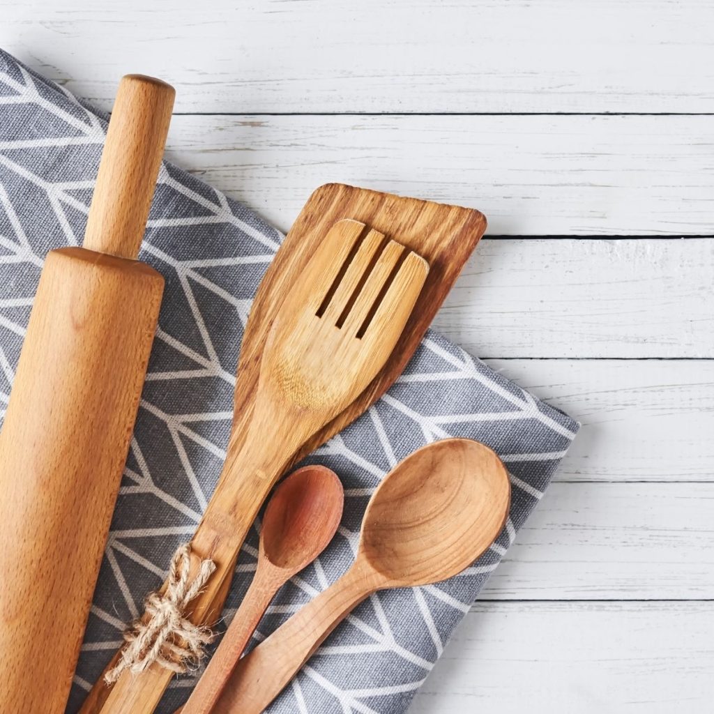 Silicone Non-Stick Cooking Utensils Modern Kitchenware Wooden