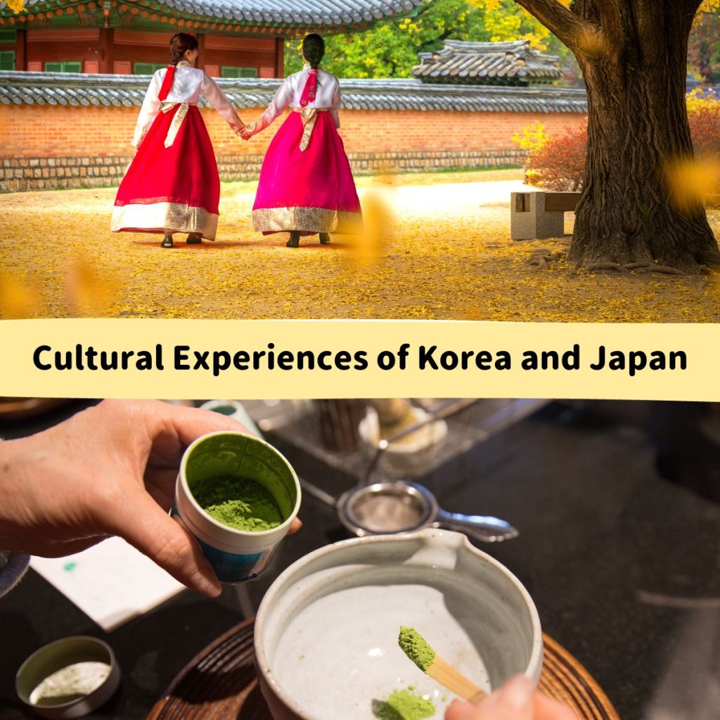 cultural experiences of Korea and Japan