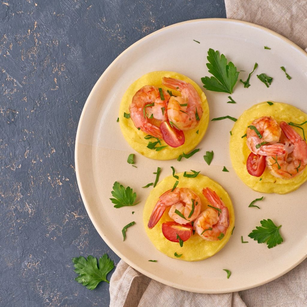 gluten-free shrimp pancake