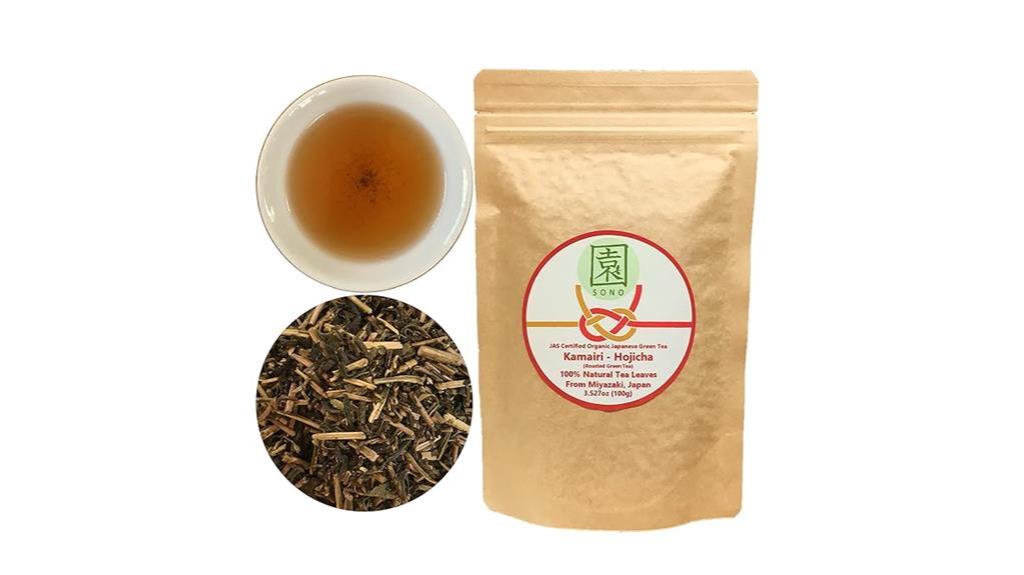 organic hojicha tea delight