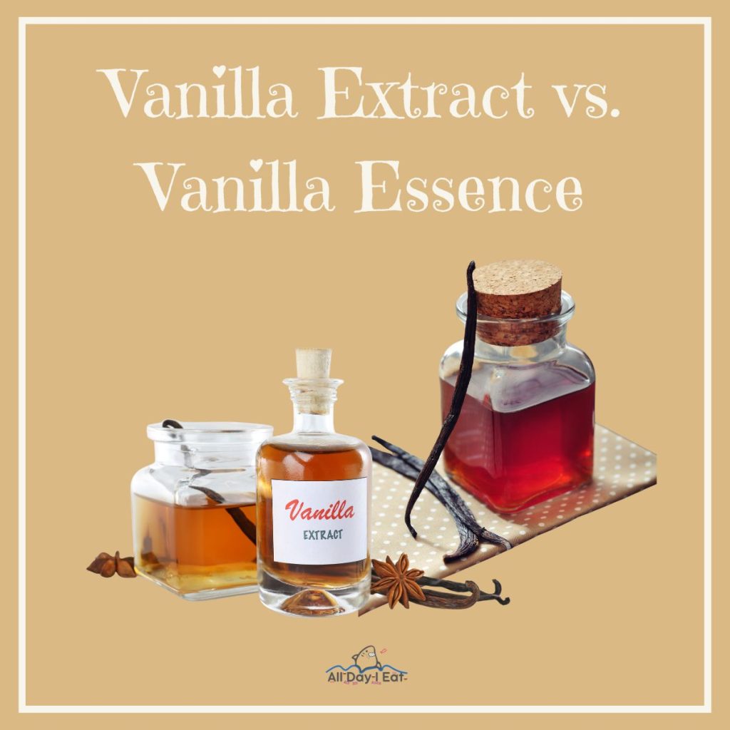 vanilla extract vs vanilla essence