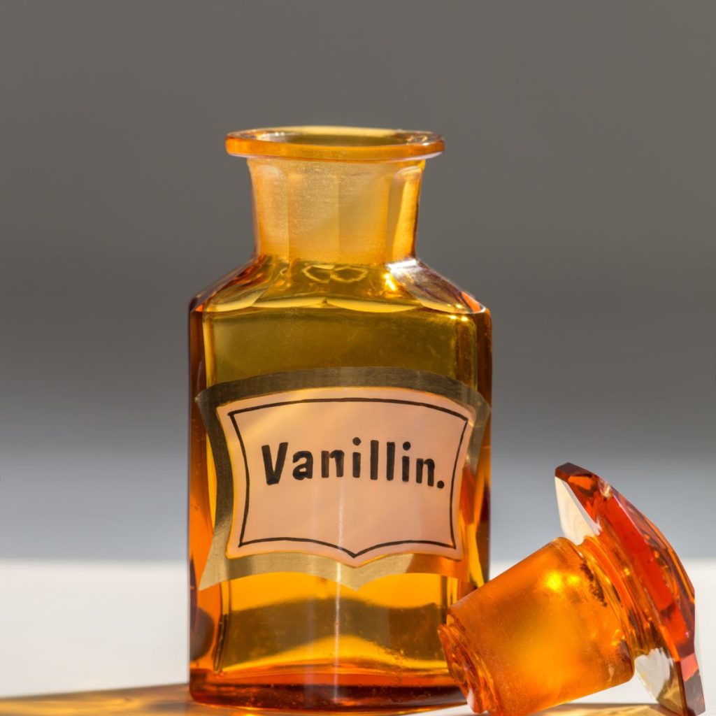 a bottle of vanillin