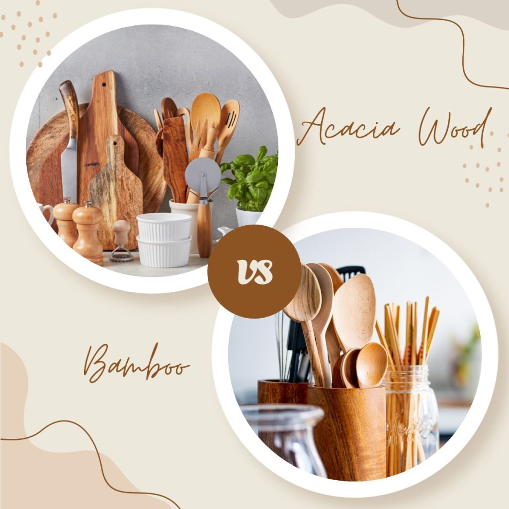 Acacia Wood vs Bamboo Utensils