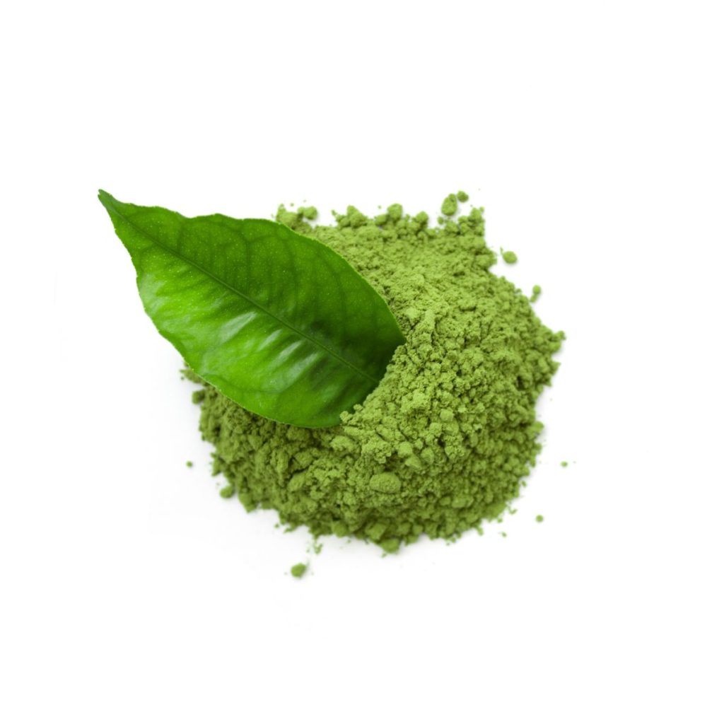 Pile of matcha powder