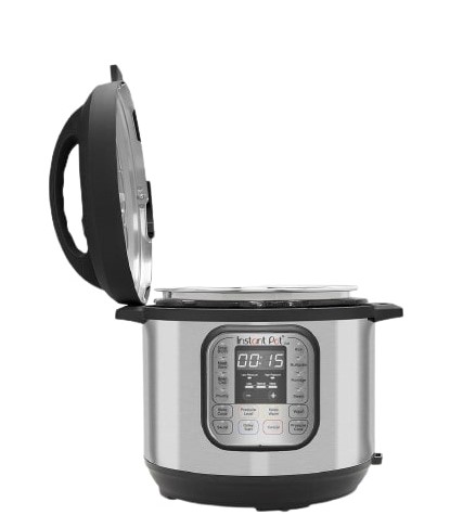 instant pot duo review opened lid