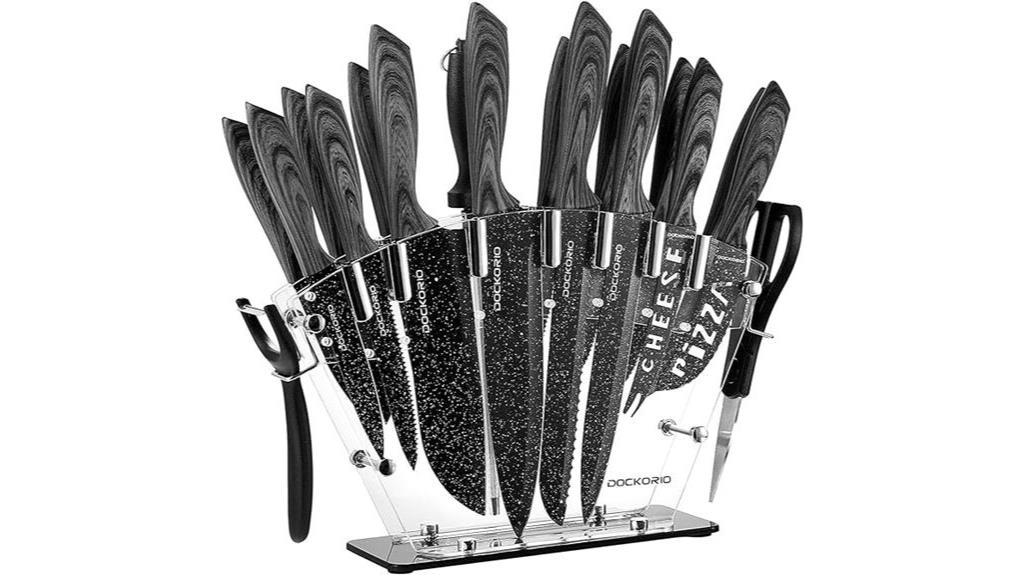 versatile and stylish knife set