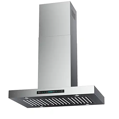 IKTCH Upgrated 36"Island Mount Range Hood