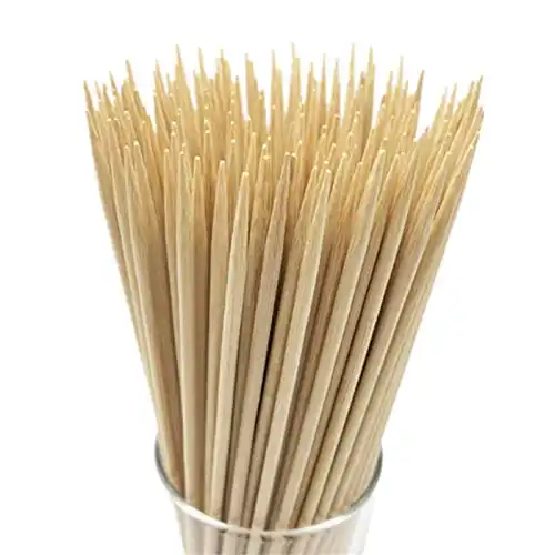 HOPELF 12" Natural Bamboo Skewers