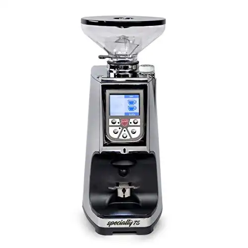 Eureka Atom 75mm Espresso Grinder, Short Hopper, Chrome