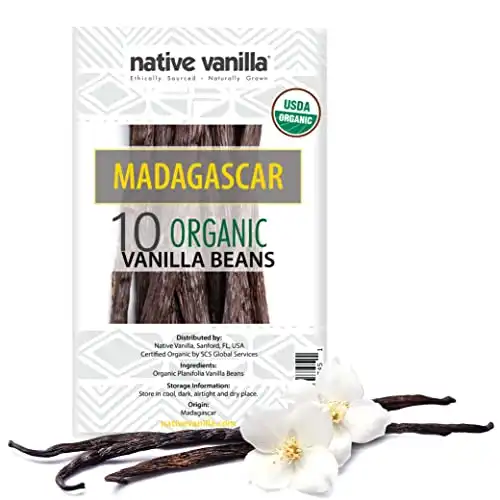 Native Vanilla Organic Madagascar Vanilla Beans