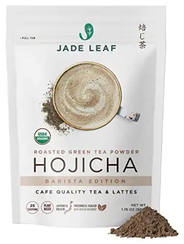 Jade Leaf Matcha Organic Hojicha Roasted Green Tea Powder