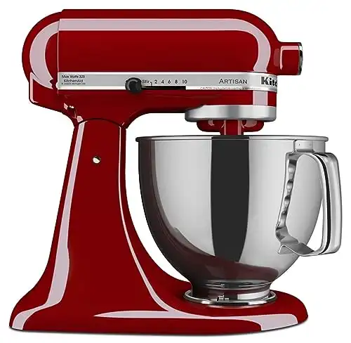 KitchenAid KSM150PSER Artisan Tilt-Head Stand Mixer with Pouring Shield