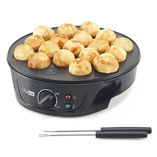 FineMade Takoyaki Maker Pan with Temperature Control